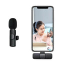 Mini Microfone Lapela Sem Fio Portátil Gravação Audio Vídeo Iphone Android Transmissão Ao Vivo Jogos Telefone