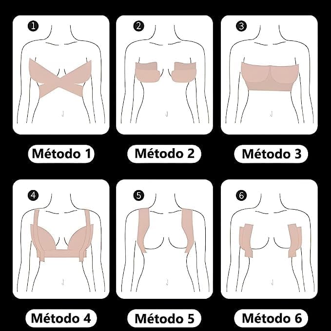 Sutiã Adesivo Trimpro Feminino Adulto - Levanta Seios