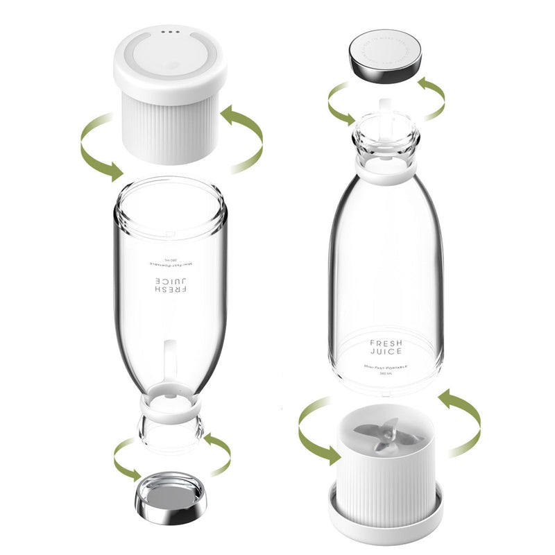 Mini Espremedor Portátil Liquidificador USB Misturadores Extrator De Frutas Alimentos Milkshake
